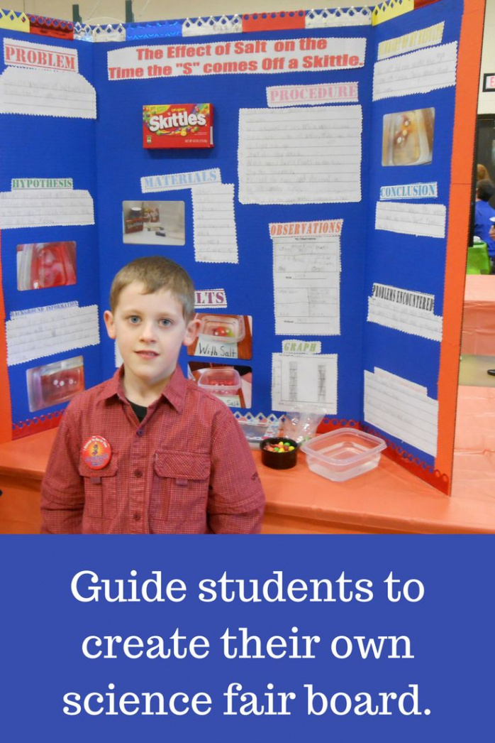 Science Fair Board Project Labels And Title Template  Editable