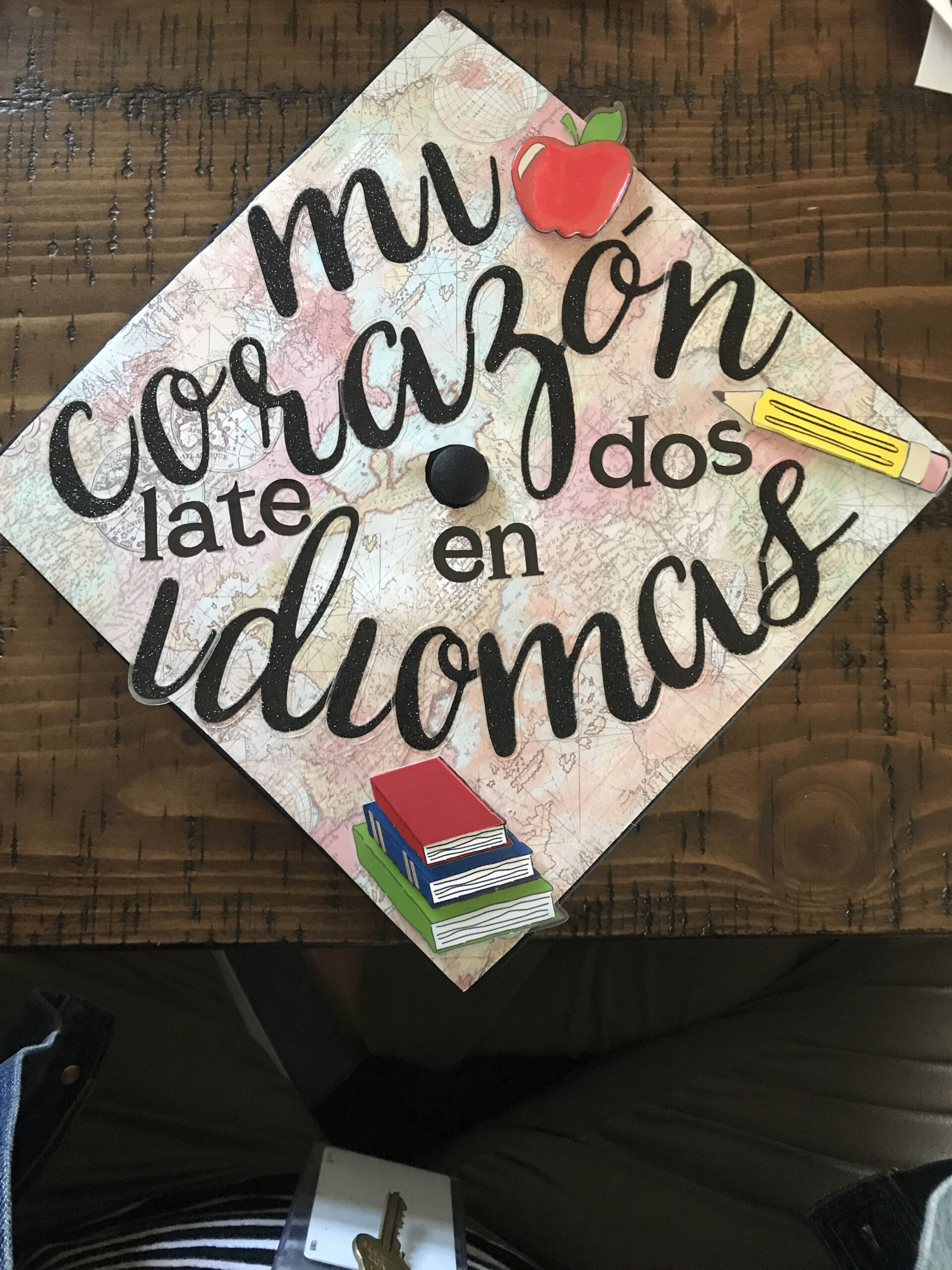 Spanish Teacher Graduation Cap  Teacher graduation cap, High