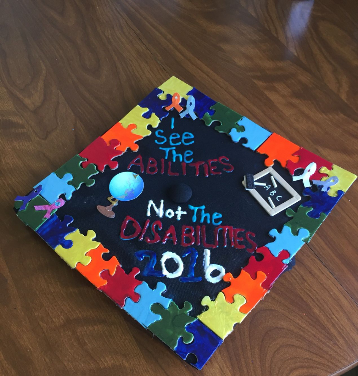 Special education graduation cap!  Graduation cap, Teacher