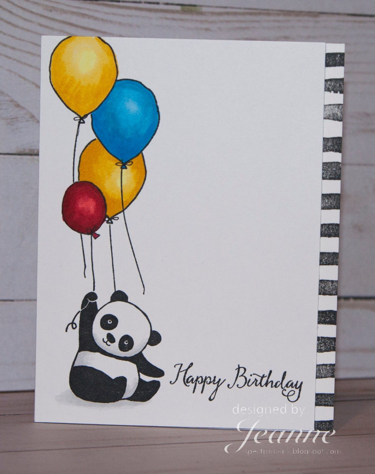 Stampin Up Party Pandas  Birthday card drawing, Creative birthday