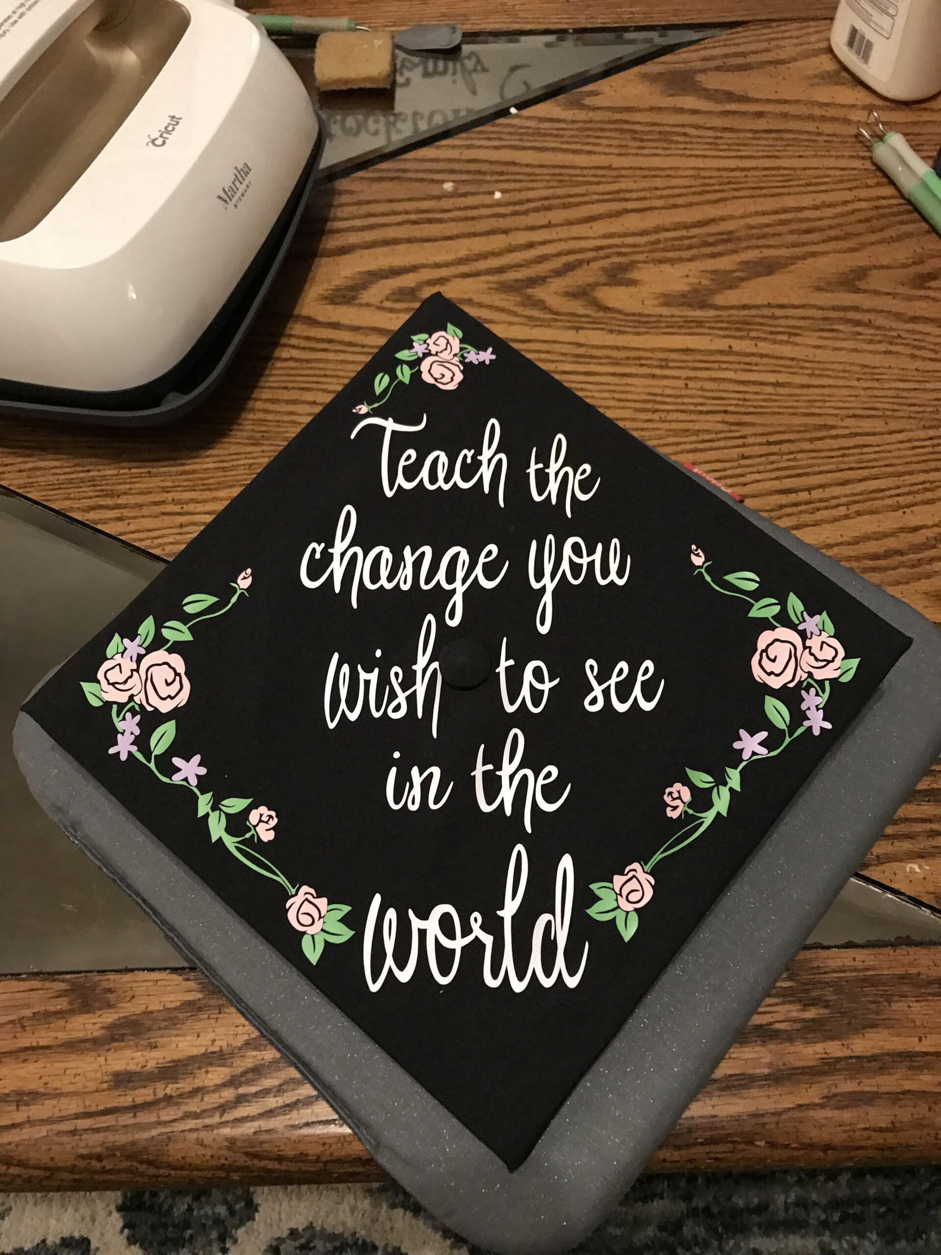 Teacher graduation hat