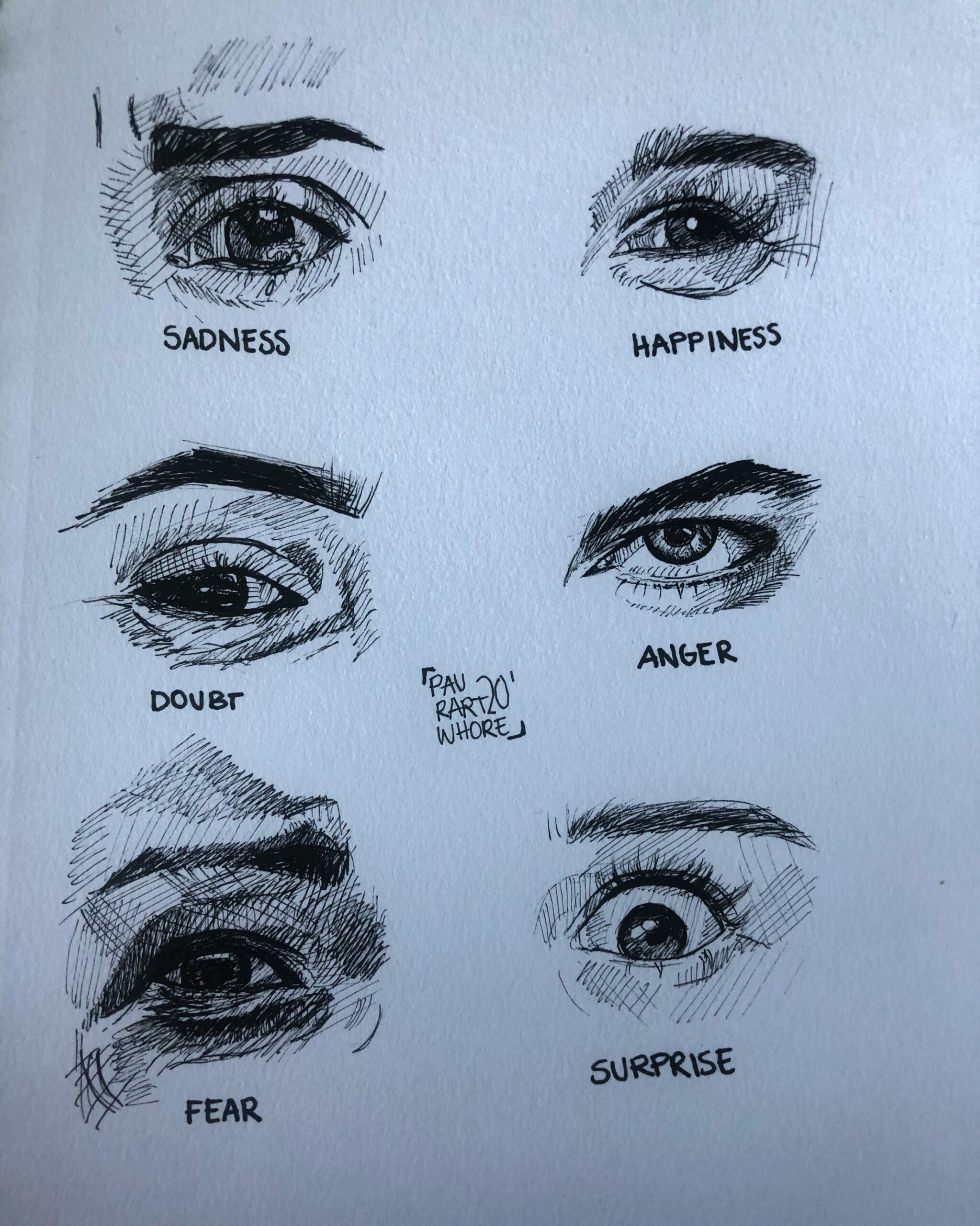 today I played a bit with eye expressions, I would appreciate