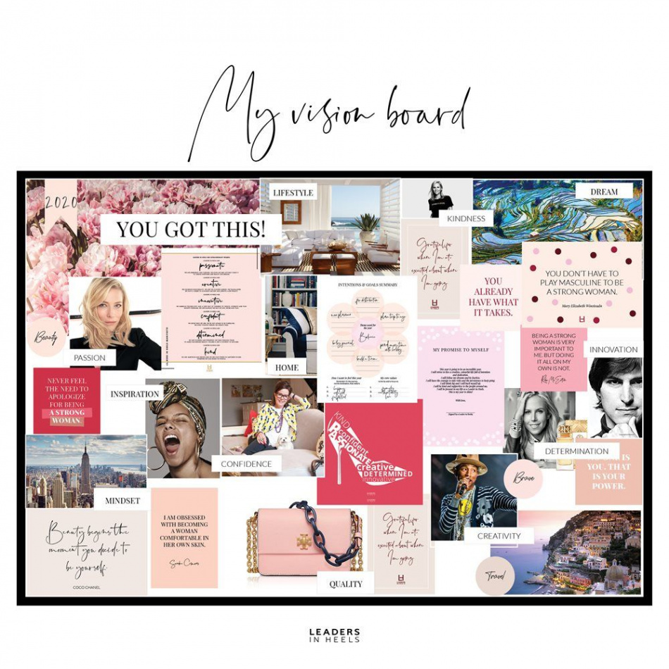 Vision Board Kit - Phenomenal Woman (downloadable) - LH AGENDA