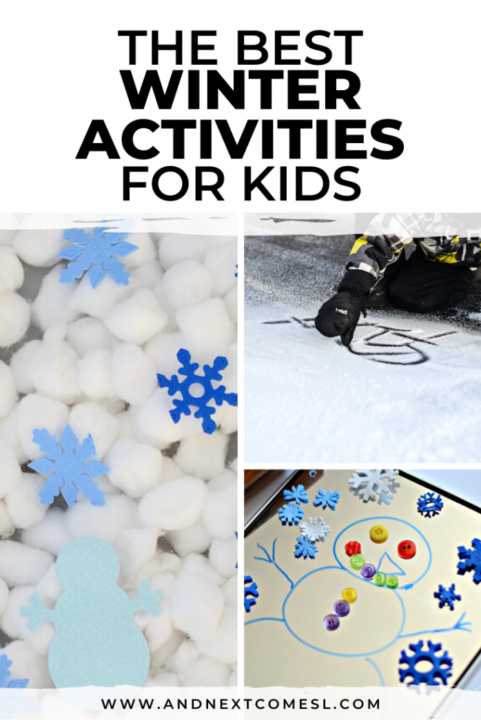 Winter Activities for Kids  And Next Comes L - Hyperlexia Resources