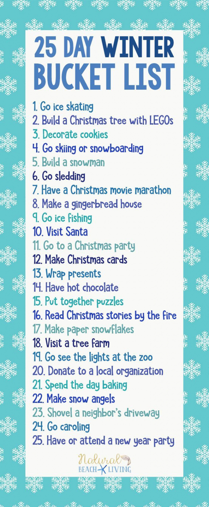 Winter Bucket List Ideas for Family Fun - Natural Beach Living