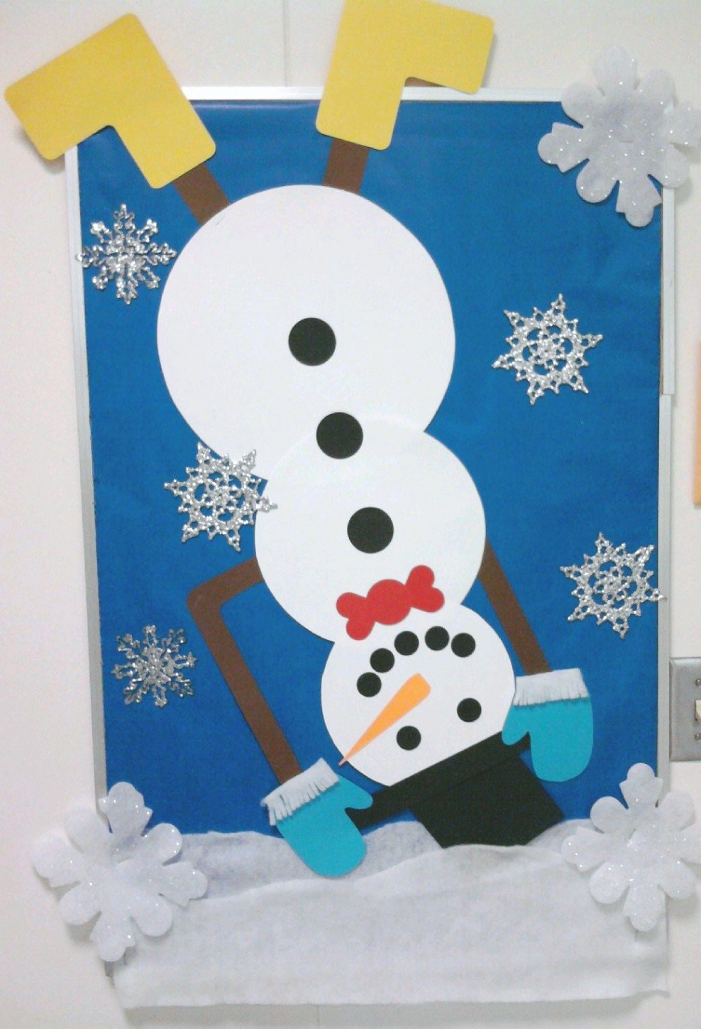 winter bulletin board  Bacheche invernali, Idee per la scuola