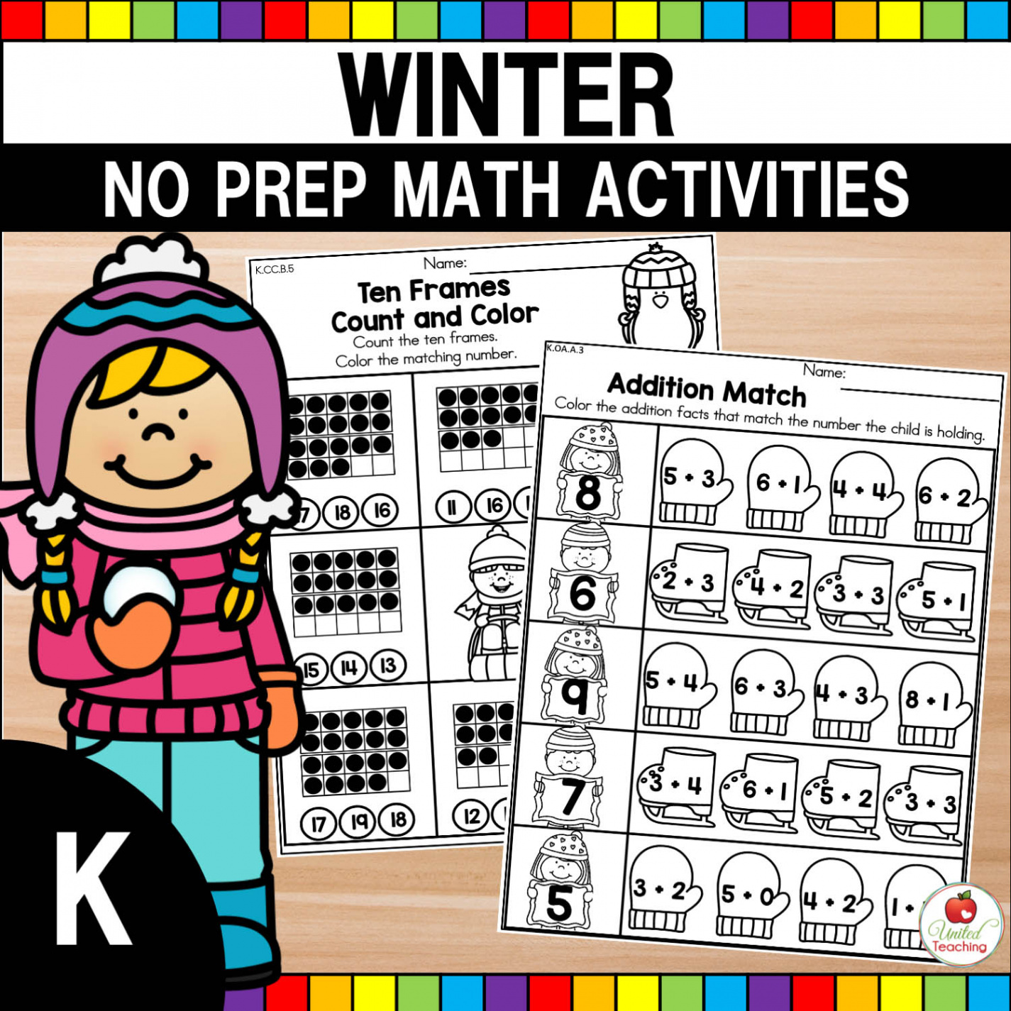 Winter Math Activities (Kindergarten)