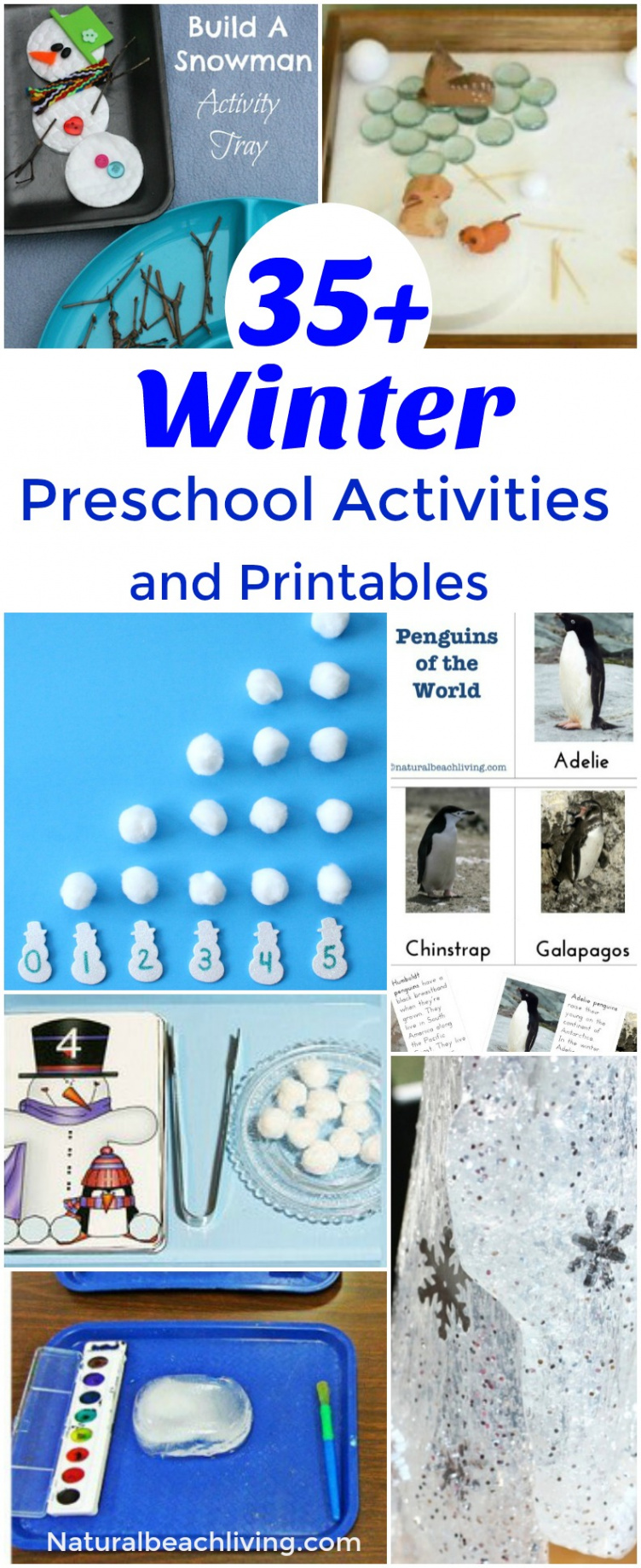 + Winter Preschool Activities and Free Printables - Natural