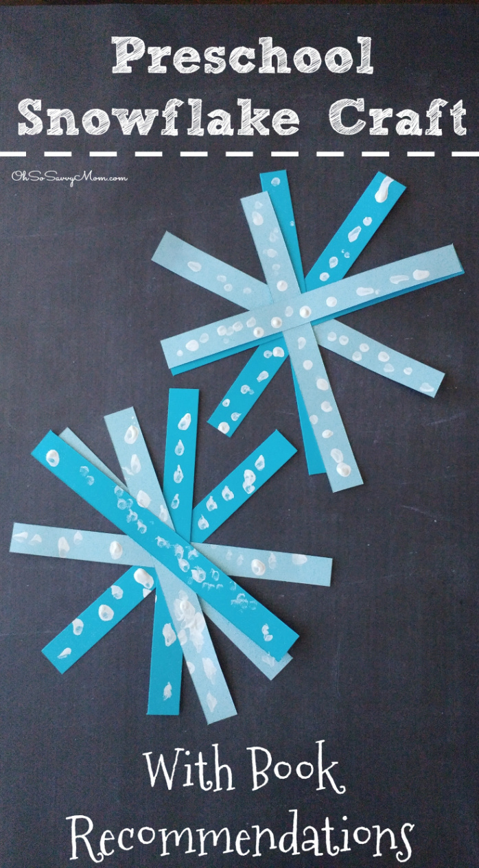 Winter Preschool Snowflake Craft with the Best Snowflake Books for