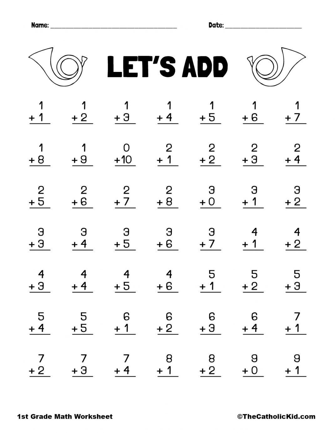 Printable Worksheets for 1st Grade 15