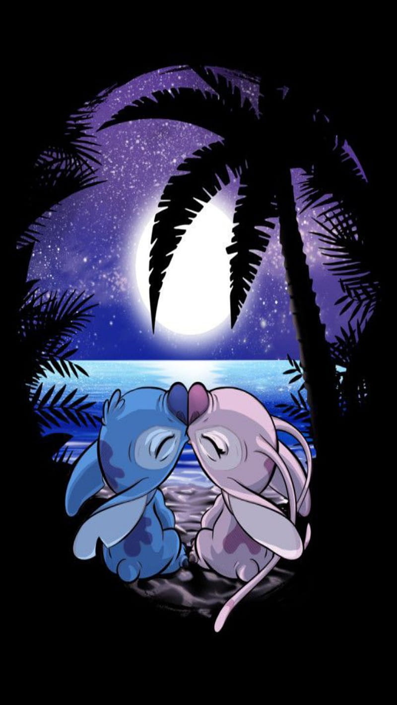 60 Stitch And Angel Iphone Wallpaper 8